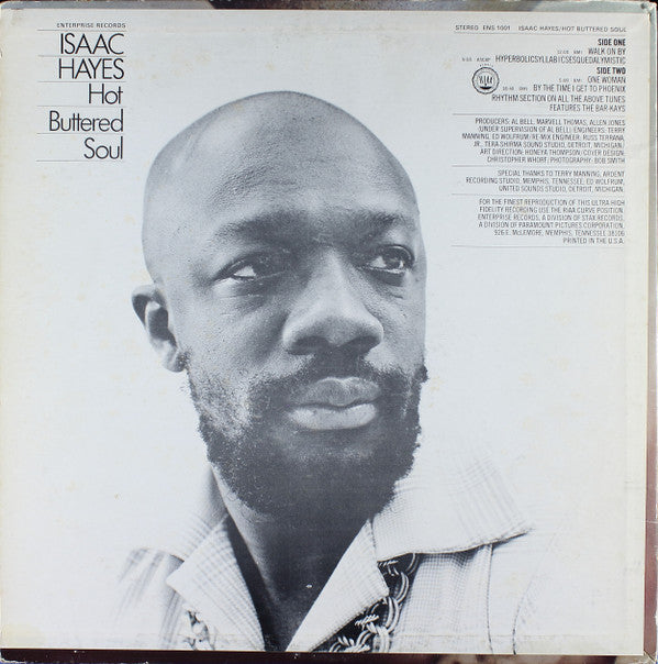 Isaac Hayes : Hot Buttered Soul (LP, Album, Ter)