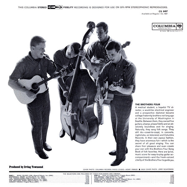 The Brothers Four : The Brothers Four Song Book (LP, Album)