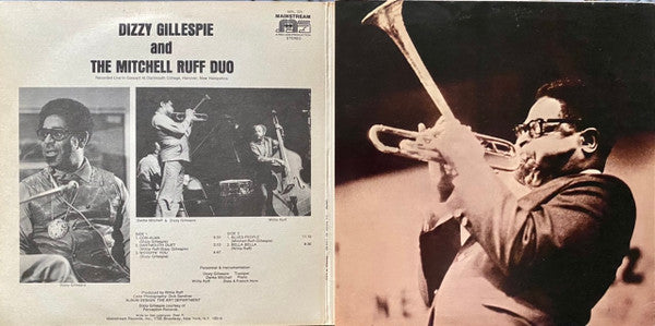 Dizzy Gillespie And The Mitchell-Ruff Duo : In Concert (LP, Album, Club, Cap)