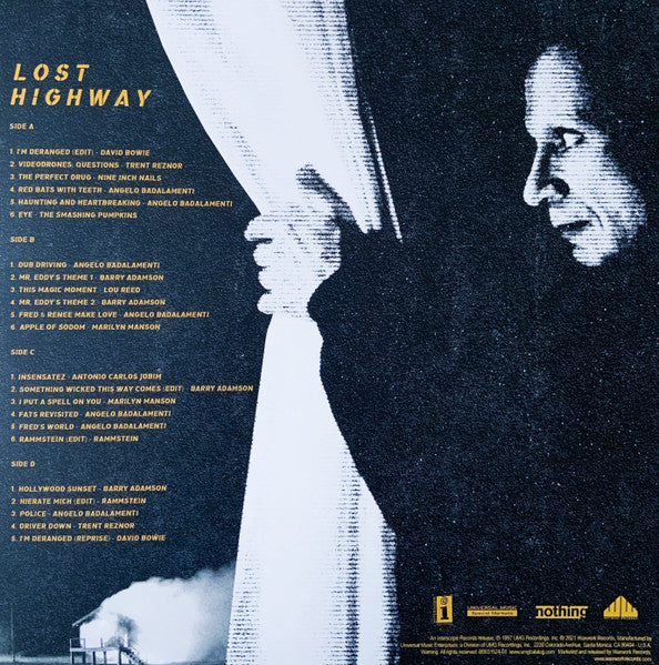 Various : Lost Highway (Original Motion Picture Soundtrack) (LP, Cle + LP, Cle + Album, Comp, Dlx, RE, RM, 150)