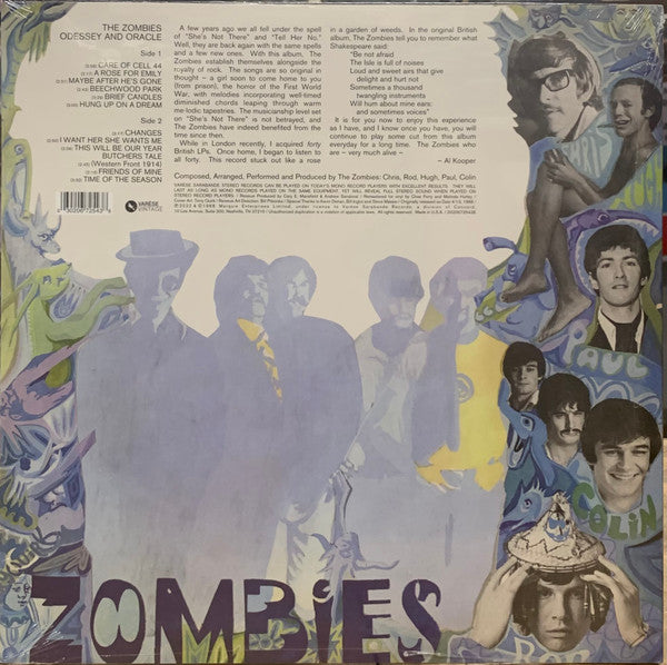 The Zombies : Odessey And Oracle (LP, Album, RE)