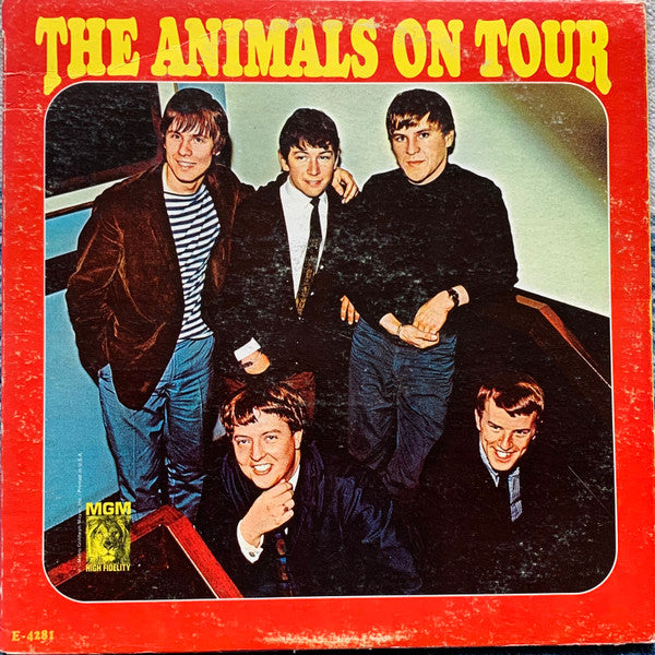 The Animals : The Animals On Tour (LP, Album, Mono, RP)