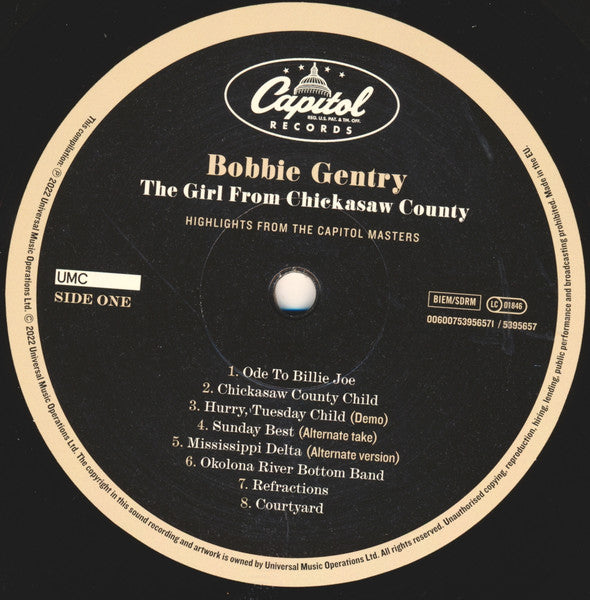 Bobbie Gentry : The Girl From Chickasaw County (Highlights From The Capitol Masters) (2xLP, Comp, RM)