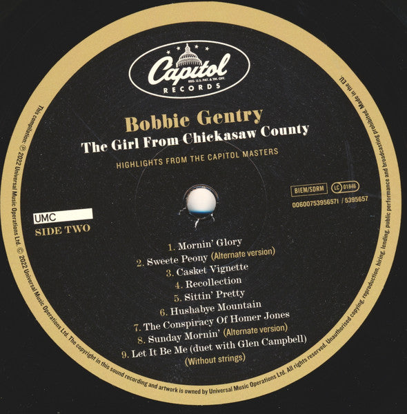 Bobbie Gentry : The Girl From Chickasaw County (Highlights From The Capitol Masters) (2xLP, Comp, RM)