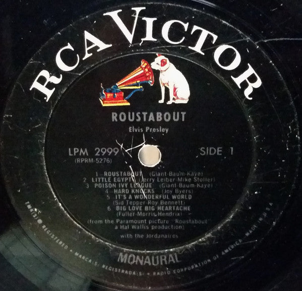 Elvis Presley : Roustabout (LP, Album, Mono, RE, Ind)