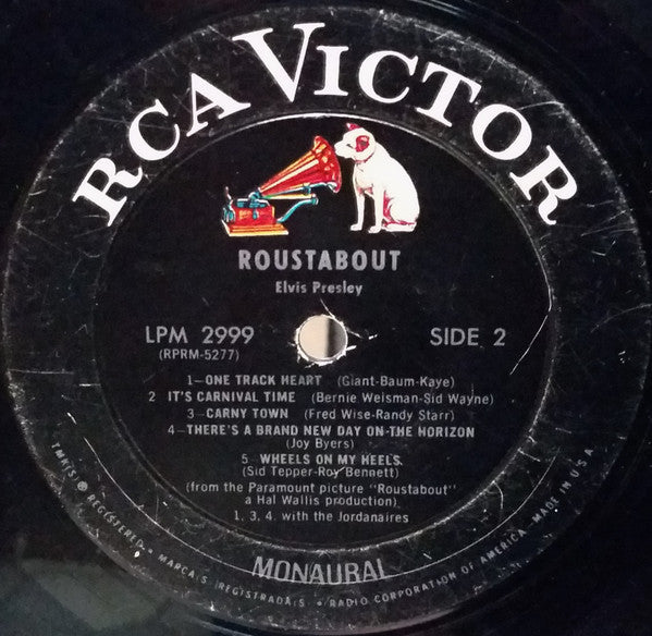 Elvis Presley : Roustabout (LP, Album, Mono, RE, Ind)