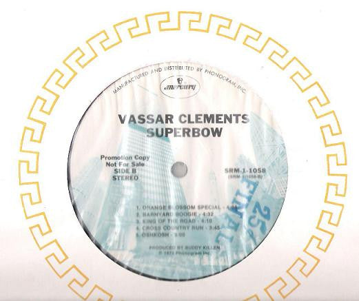 Vassar Clements : Superbow (LP, Album, Promo)