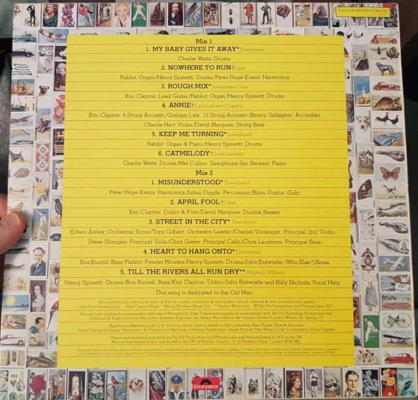 Pete Townshend • Ronnie Lane : Rough Mix (LP, Album, RE)