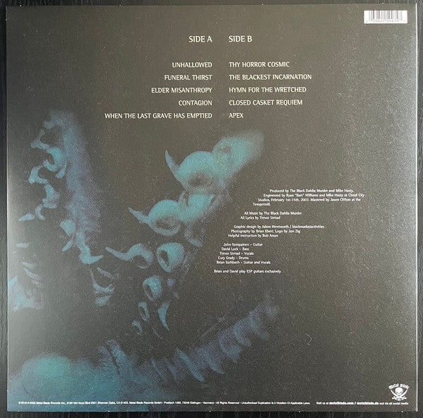 The Black Dahlia Murder : Unhallowed (LP, Album, Ltd, RE, Tur)