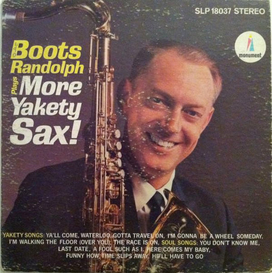 Boots Randolph : Boots Randolph Plays More Yakety Sax (LP, Album)