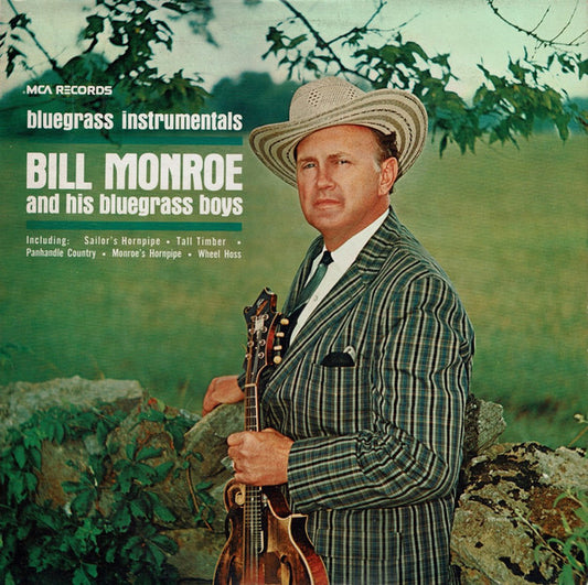 Bill Monroe & His Blue Grass Boys : Bluegrass Instrumentals (LP, Comp, RE)