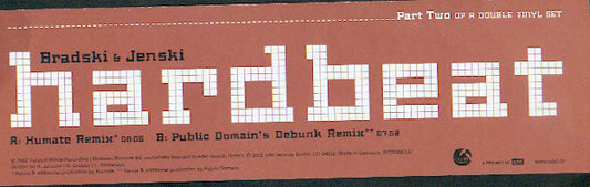 Bradski & Jenski : Hardbeat (12", D2)