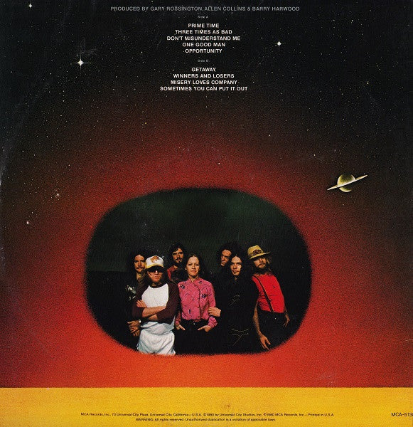 Rossington Collins Band : Anytime, Anyplace, Anywhere (LP, Album, Pin)