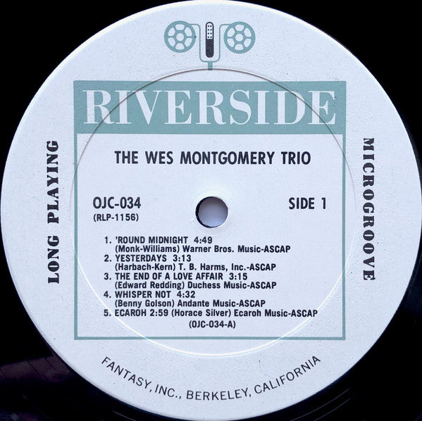 The Wes Montgomery Trio : A Dynamic New Sound: Guitar/Organ/Drums (LP, Album, RE)