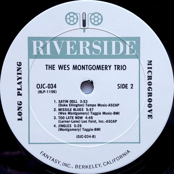 The Wes Montgomery Trio : A Dynamic New Sound: Guitar/Organ/Drums (LP, Album, RE)