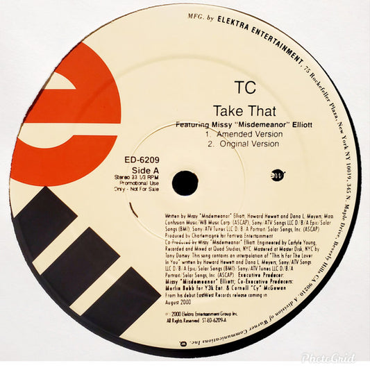 Torrey Carter : Take That (12", Promo)