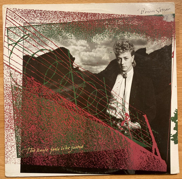 Brian Setzer : The Knife Feels Like Justice (LP, Album, Club)