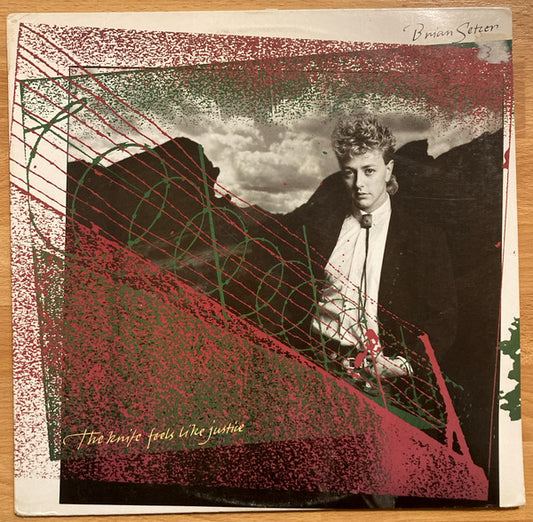 Brian Setzer : The Knife Feels Like Justice (LP, Album, Club)