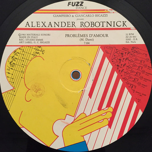 Alexander Robotnick : Problèmes D'Amour (12", Ove)