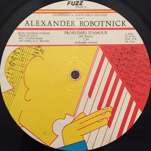 Alexander Robotnick : Problèmes D'Amour (12", Ove)