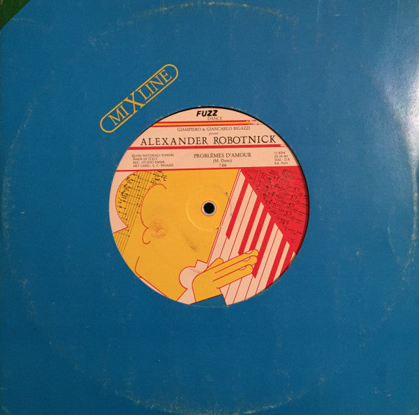 Alexander Robotnick : Problèmes D'Amour (12", Ove)