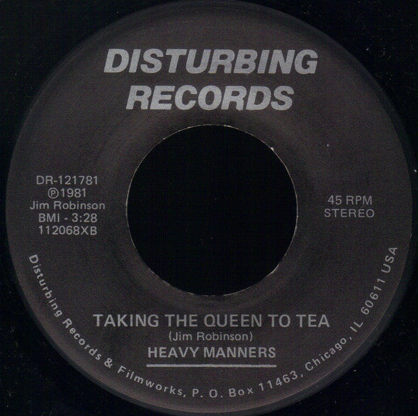 Heavy Manners (2) : Hometown Ska / Taking The Queen To Tea (7", Single)