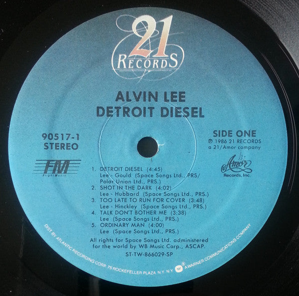 Alvin Lee : Detroit Diesel (LP, Album)