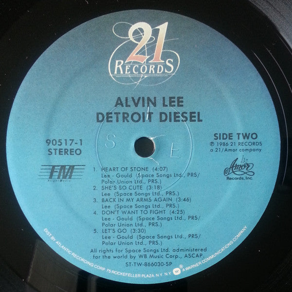 Alvin Lee : Detroit Diesel (LP, Album)
