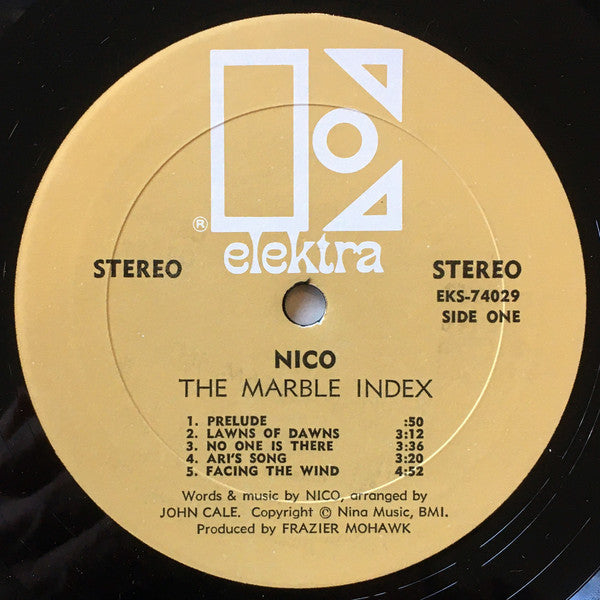 Nico (3) : The Marble Index (LP, Album, All)