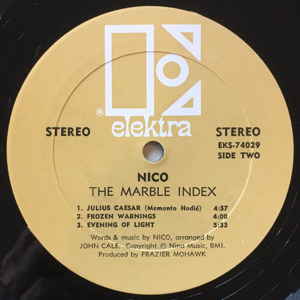 Nico (3) : The Marble Index (LP, Album, All)
