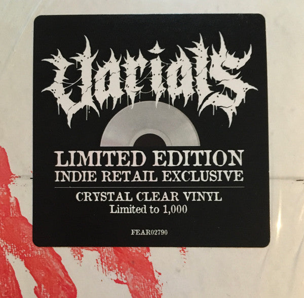Varials : Scars For You To Remember (LP, Album, S/Edition, Cle)