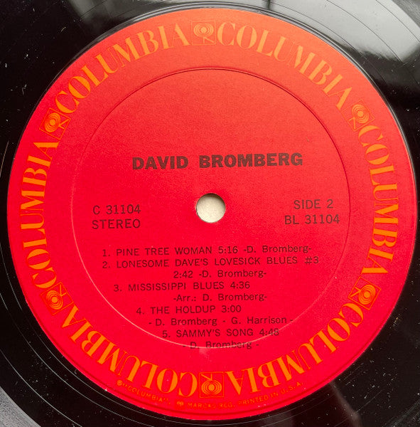 David Bromberg : David Bromberg (LP, Album, Pit)