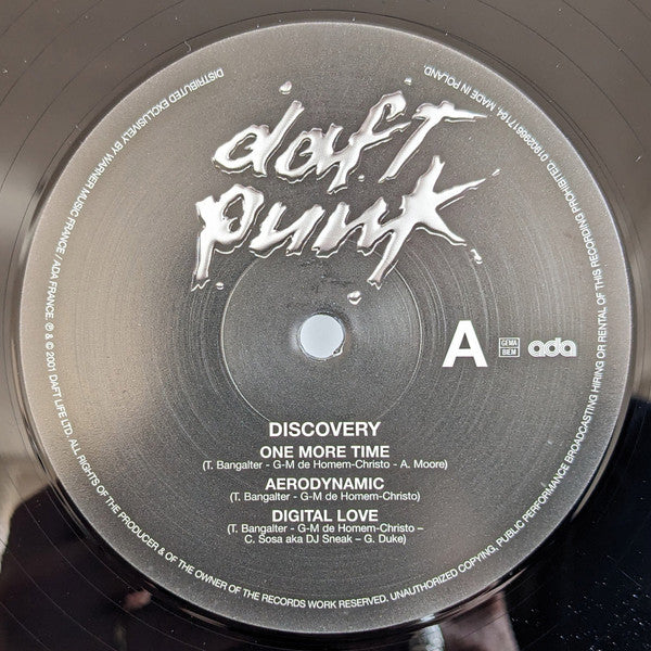 Daft Punk : Discovery (2xLP, Album, RE, Gat)