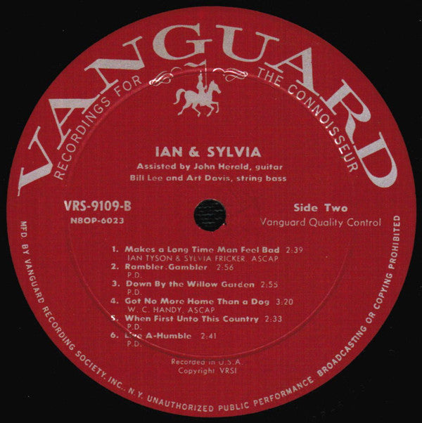 Ian & Sylvia : Ian & Sylvia (LP, Album, Mono, Roc)