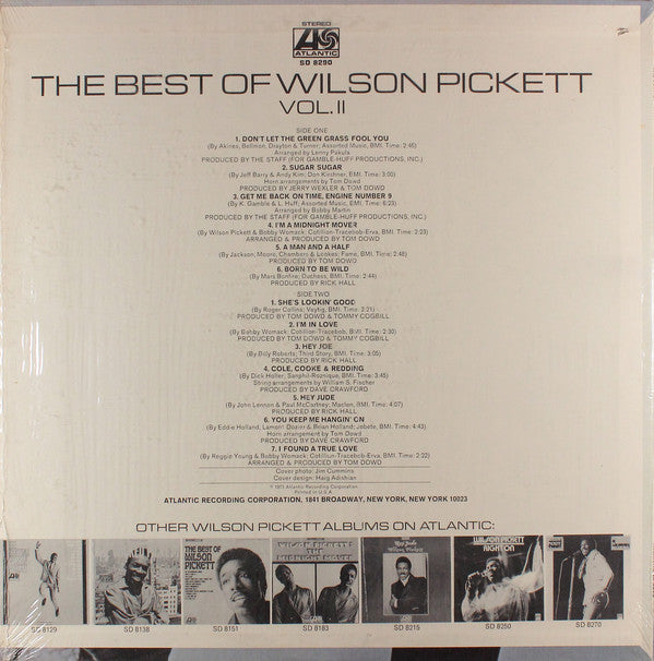 Wilson Pickett : The Best Of Wilson Pickett Vol. II (LP, Comp, PR)