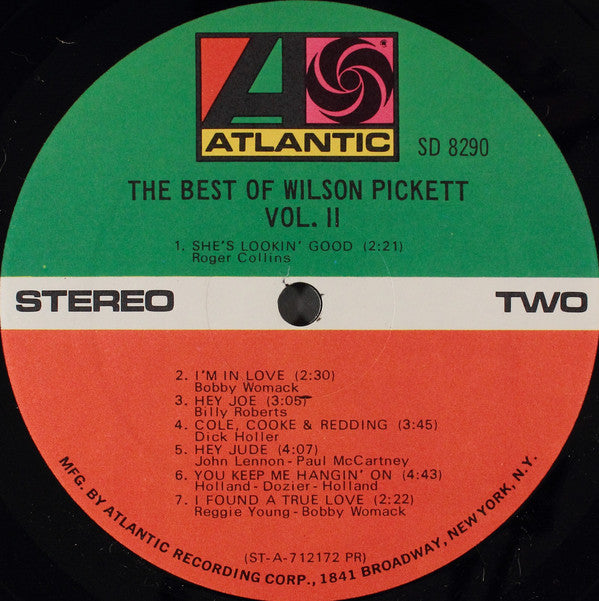 Wilson Pickett : The Best Of Wilson Pickett Vol. II (LP, Comp, PR)