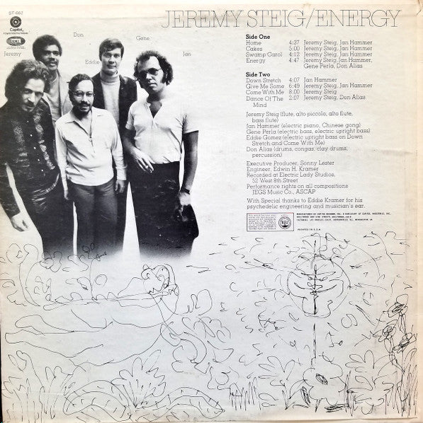 Jeremy Steig : Energy (LP, Album, Jac)