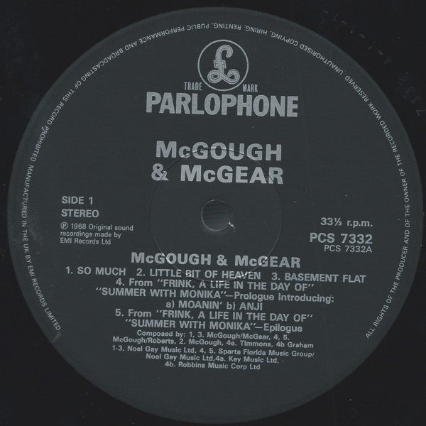 McGough & McGear : McGough & McGear (LP, Album, RE)