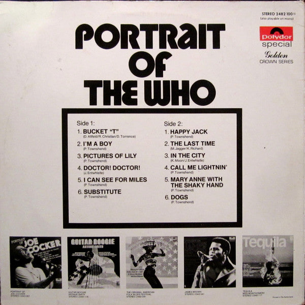 The Who : Portrait Of The Who (LP, Comp)