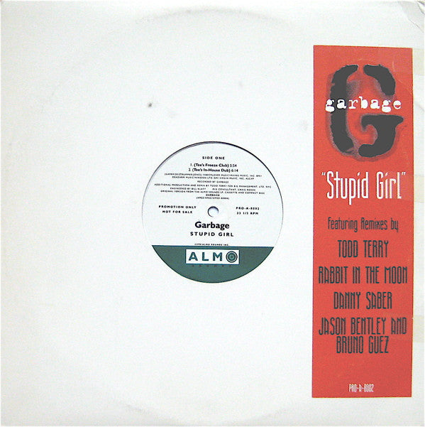 Garbage : Stupid Girl (12", Promo)