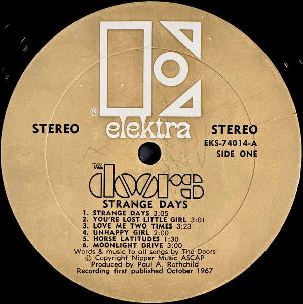The Doors : Strange Days (LP, Album, All)