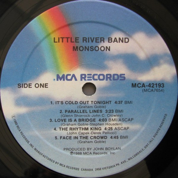 Little River Band : Monsoon (LP, Album)
