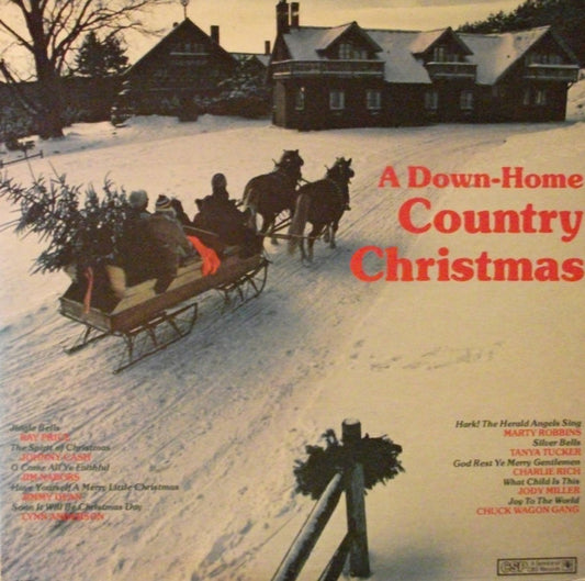 Various : A Down-Home Country Christmas (LP, Comp)