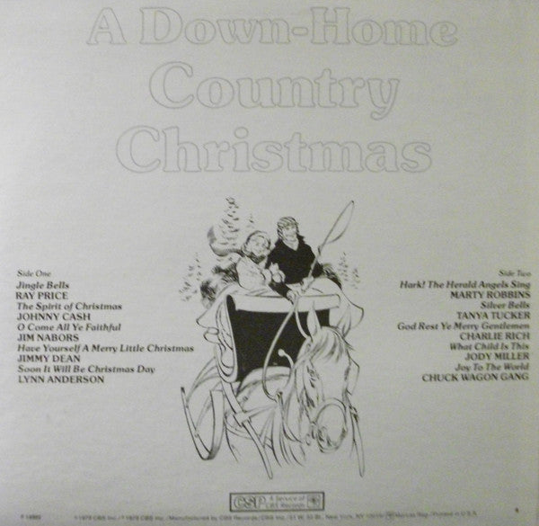 Various : A Down-Home Country Christmas (LP, Comp)
