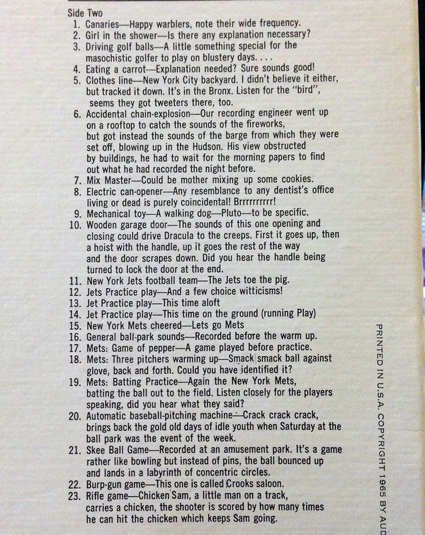 No Artist : Sound Effects Vol. 6 (LP)