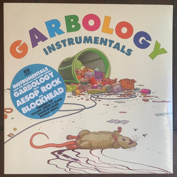 Aesop Rock X Blockhead : Garbology Instrumentals (2xLP, Album, Yel)