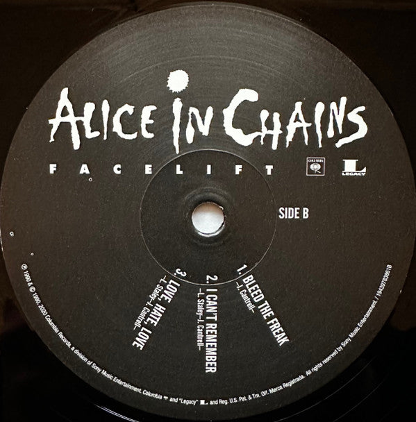Alice In Chains : Facelift (2xLP, Album, RE, RM, RP)