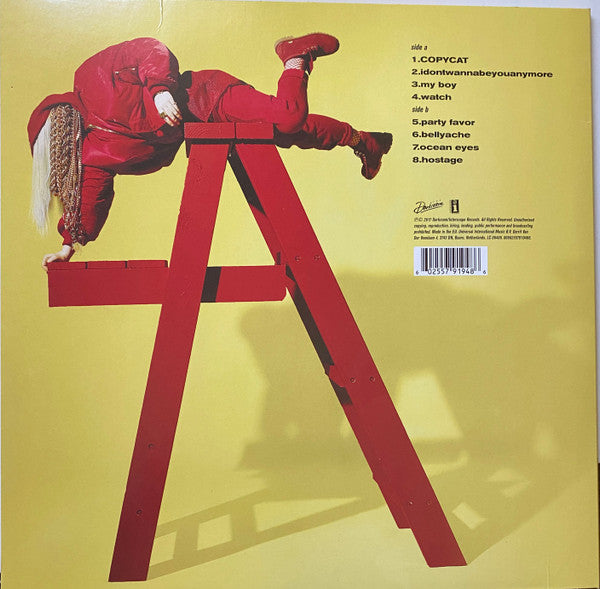 Billie Eilish : Dont Smile At Me (12", EP, RE)