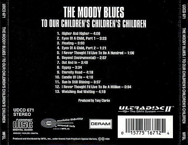 The Moody Blues : To Our Children's Children's Children (CD, Album, Ltd, RE, RM)