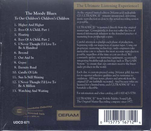 The Moody Blues : To Our Children's Children's Children (CD, Album, Ltd, RE, RM)